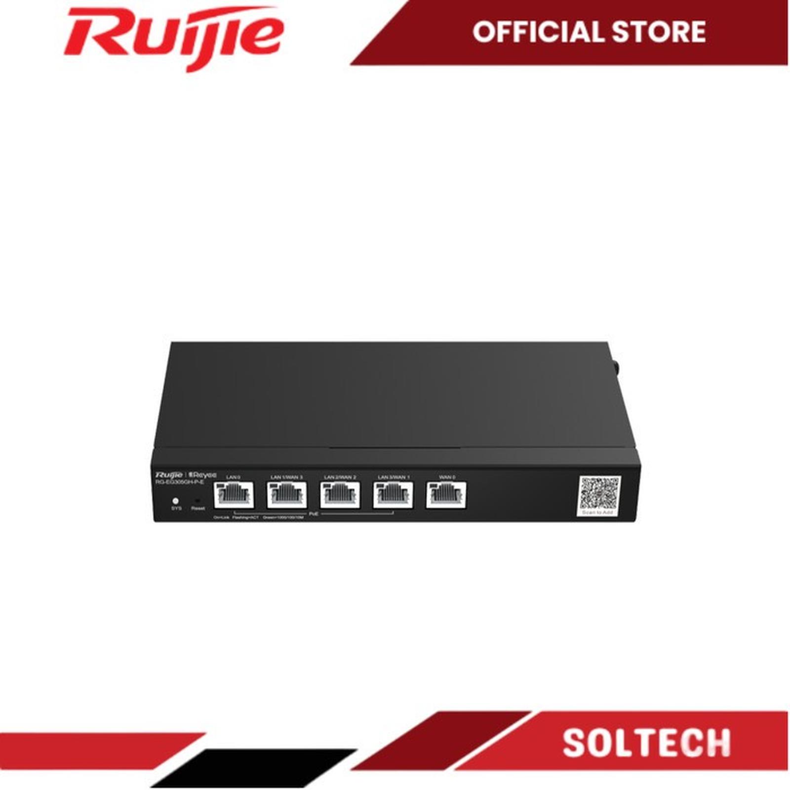 Ruijie RG-EG305GH-P-E Reyee 5-Port High-Performance Cloud Managed PoE Office Router