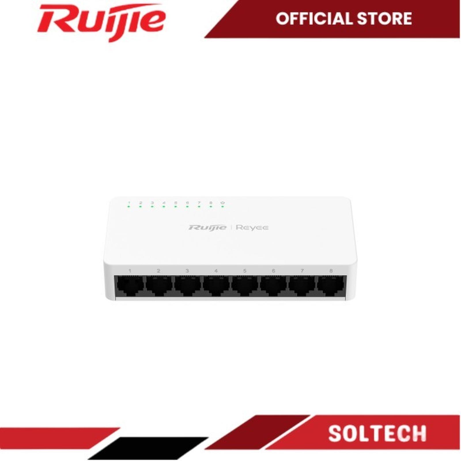 Ruijie RG-ES08F 8-Port 10/100 Mbps Unmanaged Non-PoE Switch