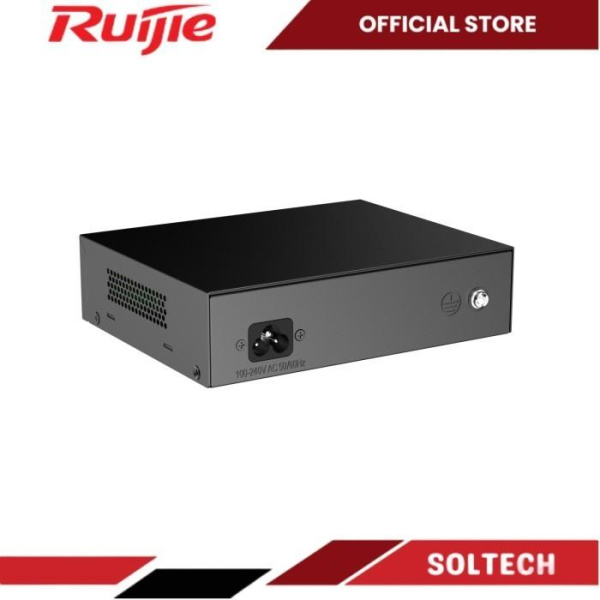 Ruijie RG-ES106F-P 6-Port 10/100 Mbps Unmanaged PoE Switch - Image 3