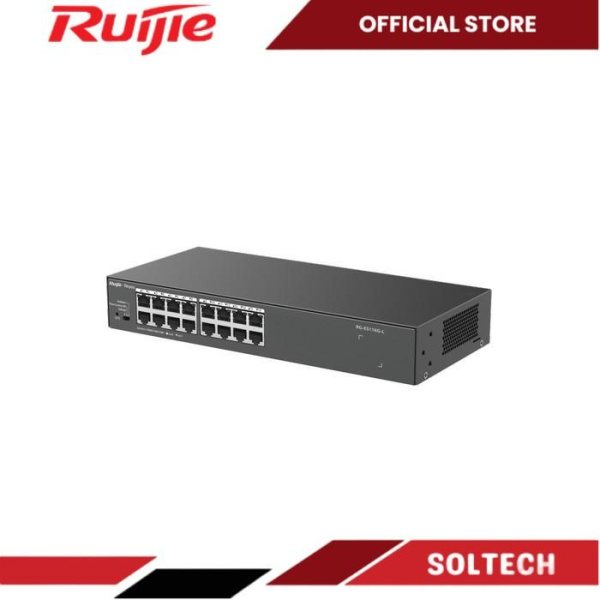 Ruijie RG-ES116G-L 16-Port 10/100/1000 Mbps Unmanaged Non-PoE Switch - Image 2