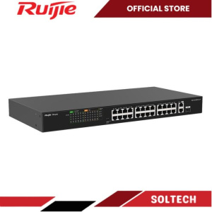 Ruijie RG-ES126FGS-P 24-Port 10/100 Mbps with 2-Port Gigabit Unmanaged PoE Switch