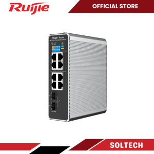 RUIJIE REYEE RG-NIS2100-8GT2SFP-HP 8-PORT RJ45 POE GIGABIT AND 2-PORT SFP CLOUD MANAGED INDUSTRIAL SWITCH