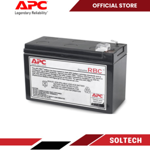 APC Replacement Battery Cartridge, VRLA battery, 7Ah, 12VDC, 2-year warranty APCRBC110