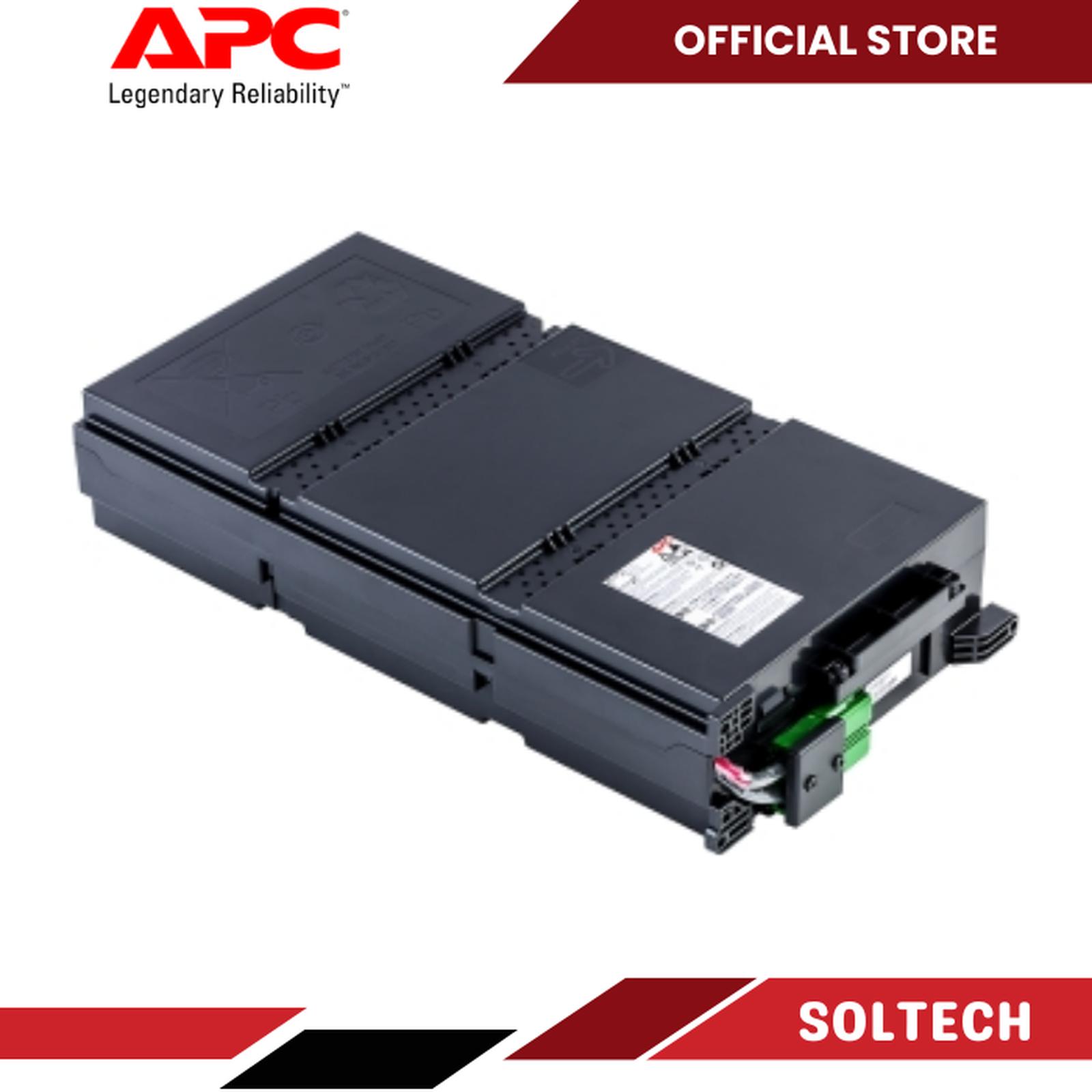 APC Replacement Battery Cartridge for Smart-UPS On-Line, 12V 5.1Ah lead-acid battery, 2-year repair or replace warranty APCRBC141