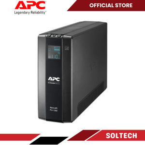 APC Back-UPS Pro 1300VA, 230V, AVR, LCD, 8 IEC outlets (2 surge) BR1300MI