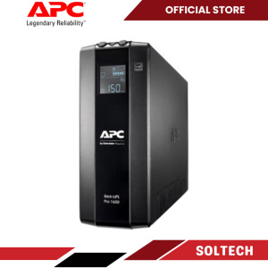 APC Back-UPS Pro 1600VA, 8 Outlets, AVR, LCD Interface BR1600MI