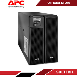 APC Smart-UPS On-Line, 8kVA/8kW, Tower, 230V/400V, 8x 5-20R+6x L6-20R+2x L6-30R+1x L14-30R NEMA outlets, Network Card+SmartSlot, Rail kit excluded SRT8KXLI