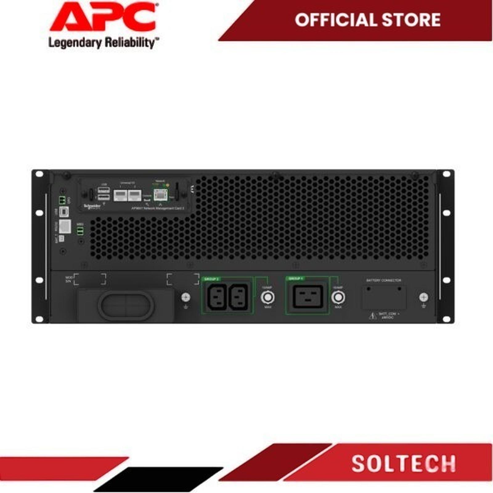 UPS APC SRTG5KXLI Smart-UPS On-Line 5000VA 5000W Rack/Tower 230V - Image 2