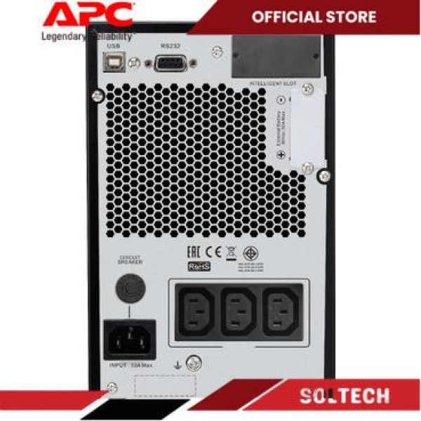 UPS APC 1000VA/800W Tower 230V 3x IEC C13 outlets SRVPM1KIL - Image 2