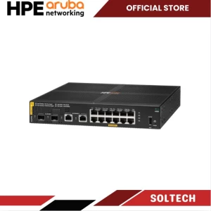 HPE Aruba Networking 6100 12G Class4 PoE 2G/2SFP+ 139W Switch (JL679A)