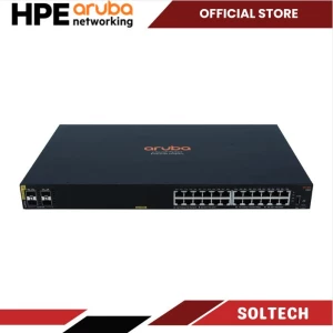 HPE Aruba Networking 6100 24G Class4 PoE 4SFP+ Switch (JL677A)