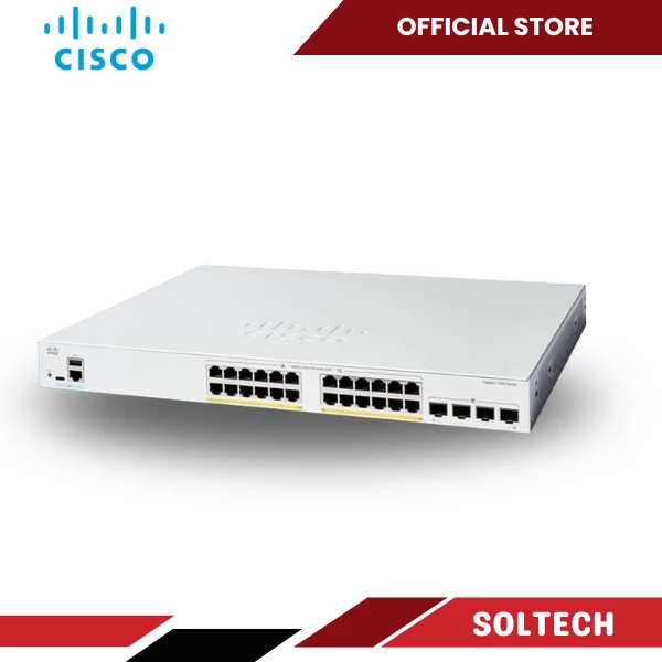 CISCO Catalyst 1300 24-port GE 4x1G SFP Switch C1300-24T-4G