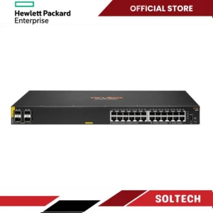 HPE Networking CX 6000 24G Class4 PoE 4SFP 370W Switch - R8N87A