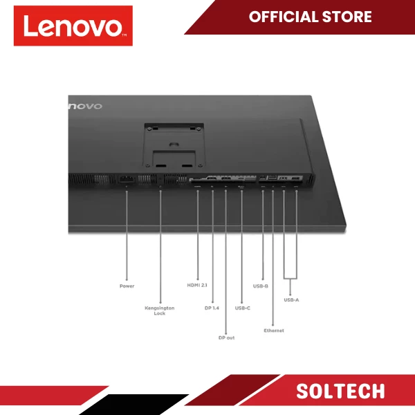 LENOVO ThinkVision P27QD-40 27" IPS QHD 120Hz 4ms LED MONITOR