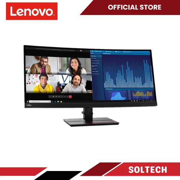 Monitor LED Lenovo ThinkVision P34w-20 34" Curve WQHD 3440x1440