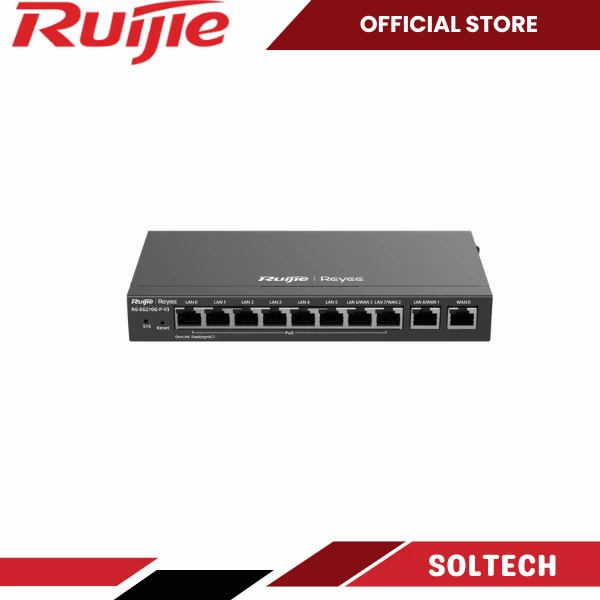 RG-EG210G-P-V3 Reyee Cloud Managed PoE Router