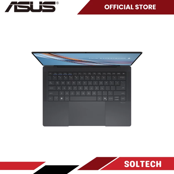 ASUS ExpertBook B9 OLED B9406CAA-THX7620X Intel Ultra X7 358H 64GB 2TB SSD 14" WQXGA OLED Win11 Pro WiFi 7 Jet Fog