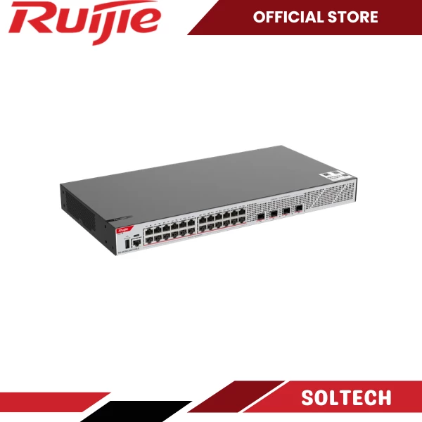 RG-S5350-24GT4XS-E 24-Port GE Layer 3 Managed Access Switch, 4-Port 10GE Uplink