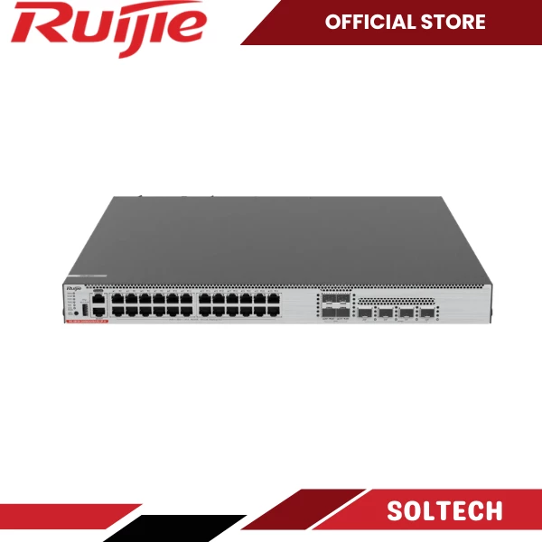 Ruijie RG-S6120-24XMG4XS4VS-UP-H 24-Port Multi-Gigabit PoE++ Layer 3 Managed Switch