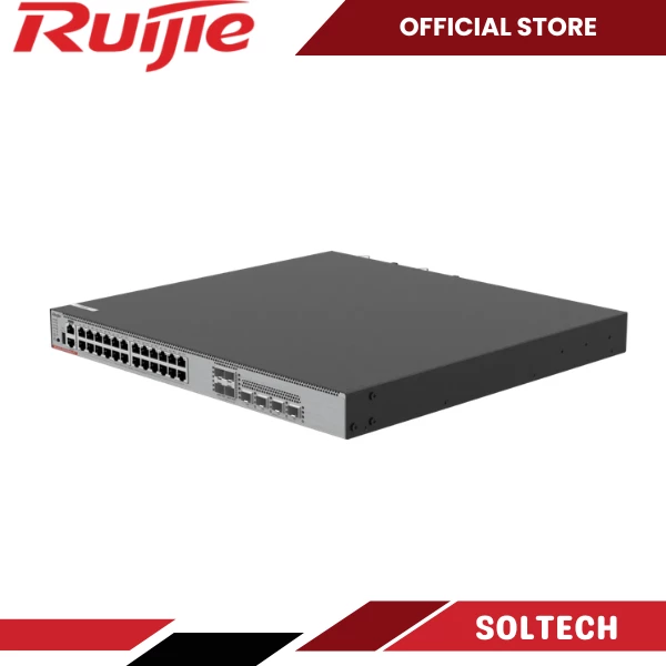 Ruijie RG-S6120-24XMG4XS4VS-UP-H 24-Port Multi-Gigabit PoE++ Layer 3 Managed Switch