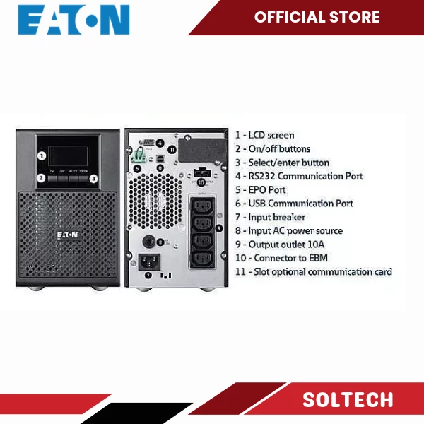 EATON UPS 9A3000i 3000VA 2700W Tower