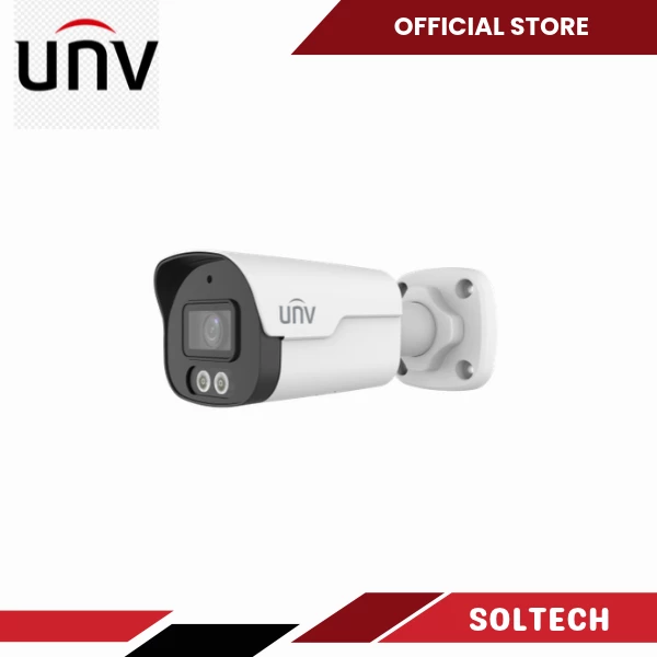 Uniview IPC2126SB-ADF40KMC-I1 6MP 4.0mm Fixed Dual-Light Bullet Network Camera