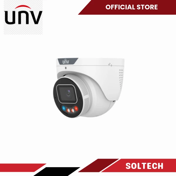 Uniview IPC3634SE-ADF28KMC-WP-I1 4MP Dual-Light Eyeball Warning Network Camera