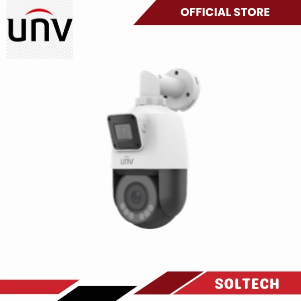 Uniview IPC9312LFW-AF28-2X4 2MP 4X Zoom ColorHunter MultiView Dual-Light Network PTZ Camera